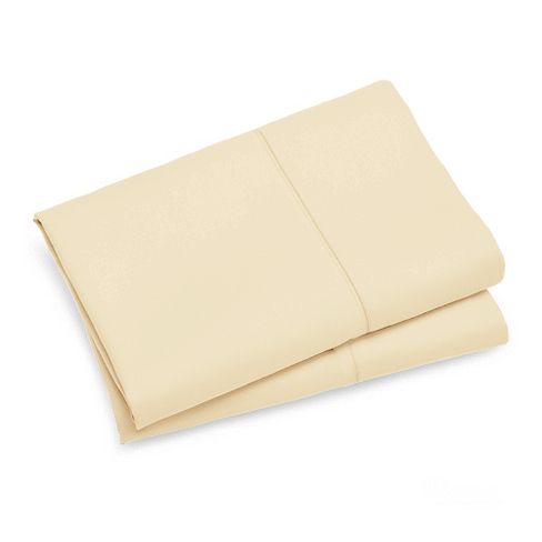 1000TC Premium Ultra Soft Standrad size Pillowcases 2-Pack - Yellow Cream — image 3