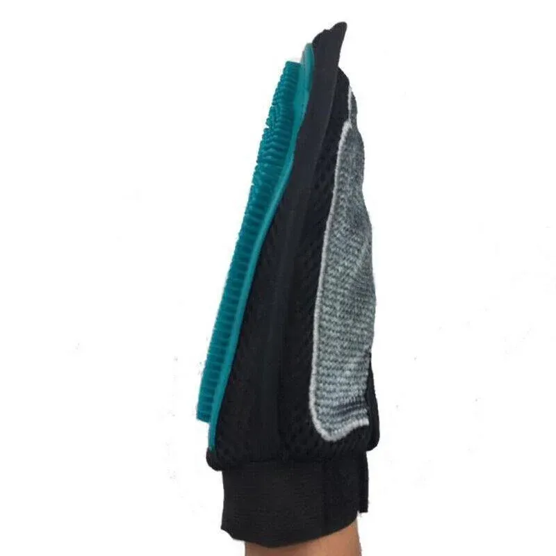 2 in 1 Pet Grooming Glove Deshedding Mitt for Cats and Dogs Hair Removal — image 6