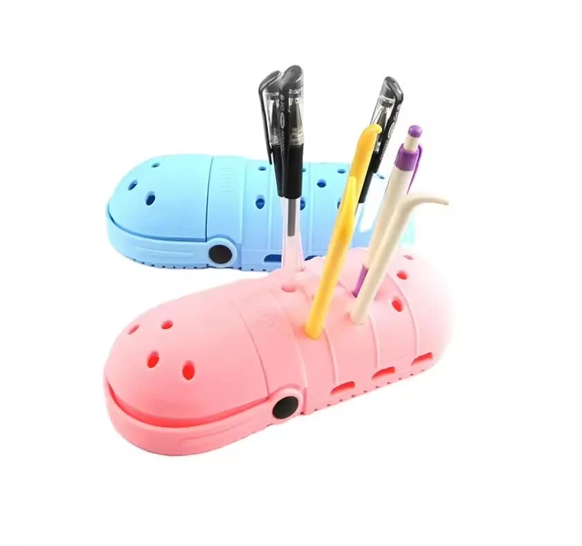 2 Pcs Purple Portable Makeup Brush Holder - Silicone Cosmetic Organizer with 21 Slots, Washable, 20x8x5cm, 170g(makeup brush not included) โ image 6