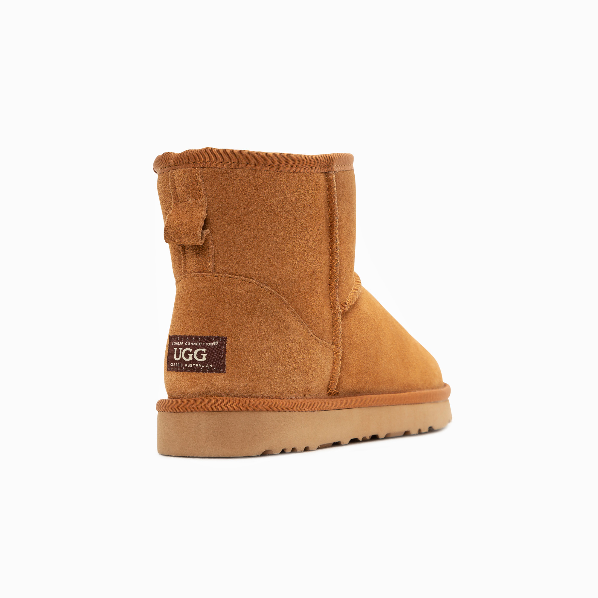 Ugg Boots Genuine Australian Sheepskin Unisex Mini Classic Suede (Chestnut, EU38) — image 2