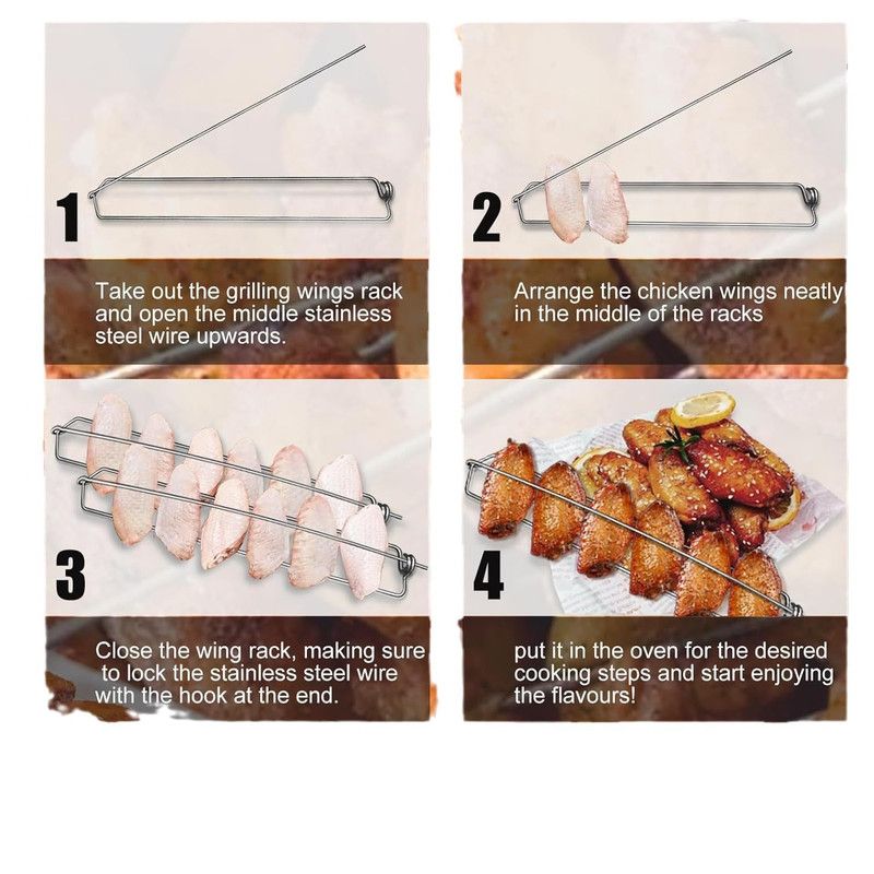 Outdoor BBQ Skewers – 4-Piece Grilling Set for Barbecue — image 3