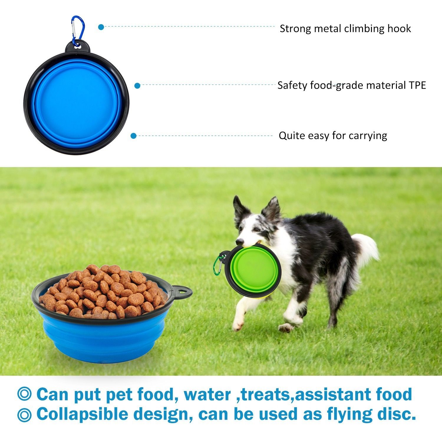 Versatile Outdoor Pet Training Waist Bag with Collapsible Bowl – Perfect for Storing Treats, Toys, Waste Bags, and Phone During Dog Walks, Hiking, and Climbing — image 6