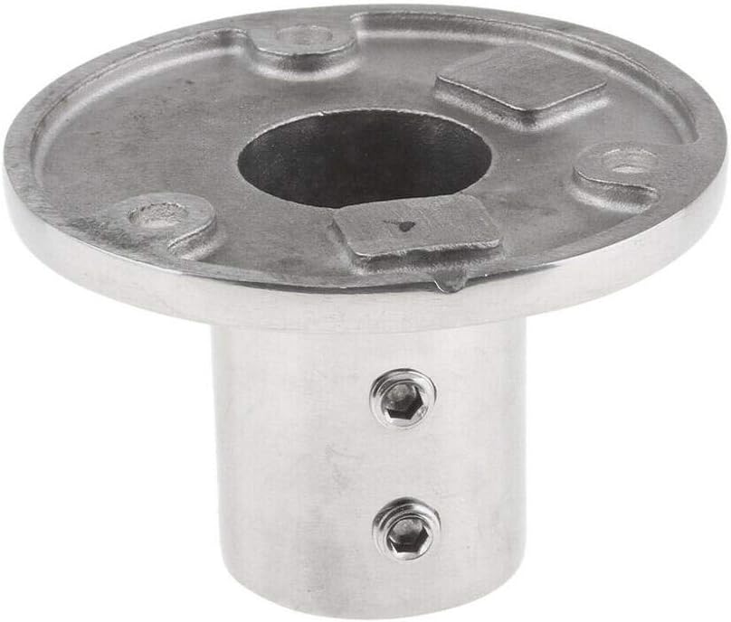 7/8''(22mm) 90 Degree Heavy Dudy 316 Stainless Steel Marine Tube Boat Hand Rail Round Base Bimini Top Fitting Hardware — image 4