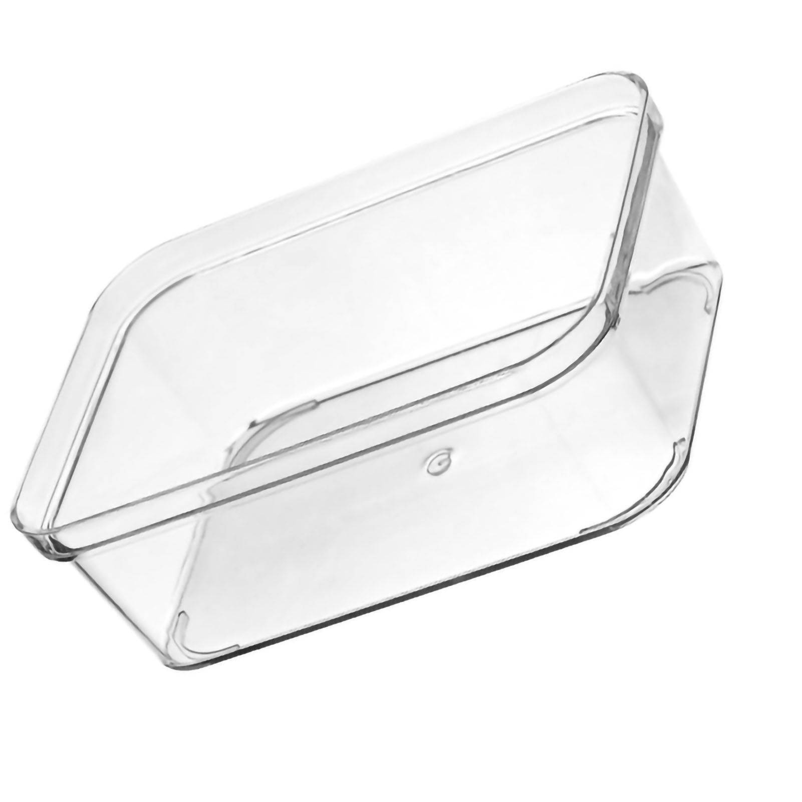 Drawer Storage Trays Durable Transparent Plastic Drawer Storage Divid Box for Kitchen Medium Square Box — image 4