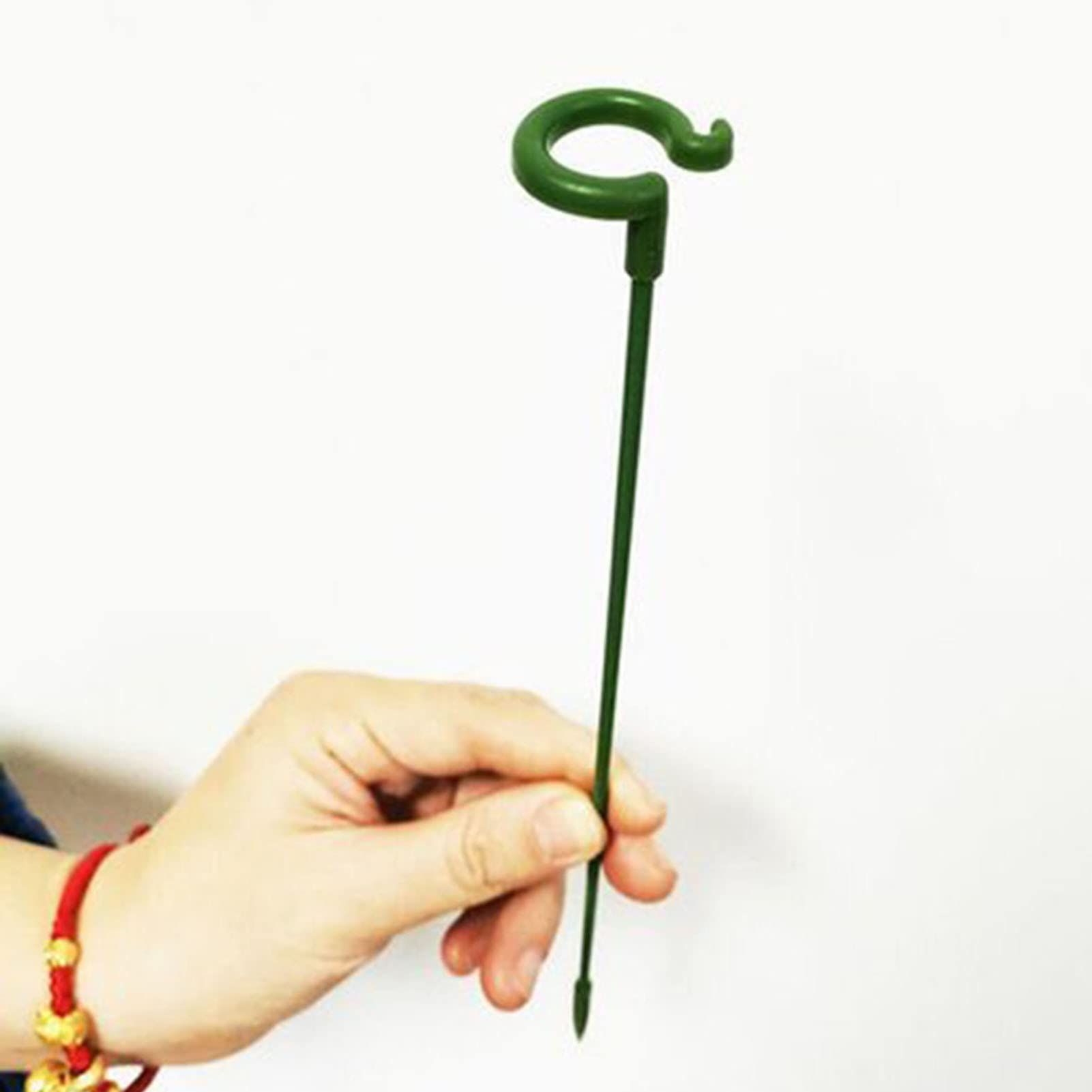 10 pcs Plant Support Stakes, Single Stem Plant Support Stakes Steel Garden Stakes for Plant Flower Orchid, Lily, Peony, Rose — image 4