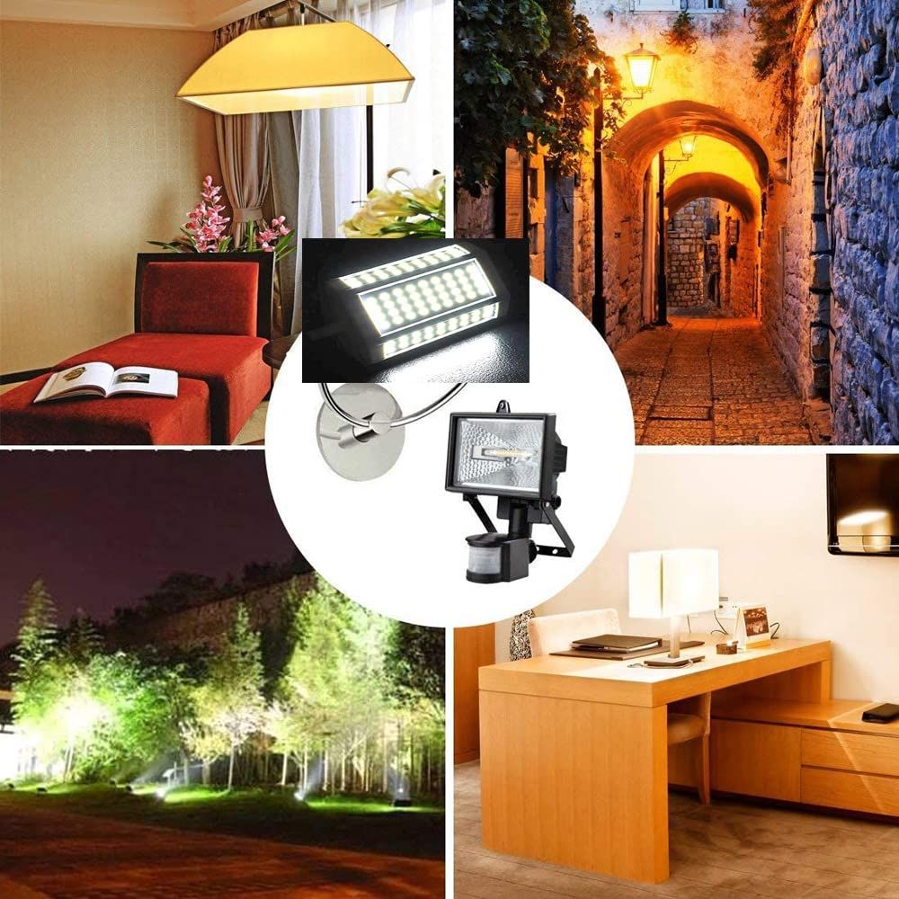 R7S LED Bulb 60W Light Dimmable Cool White Double LED Floodlight Halogen Floor Standing Lamp Indoor and Outdoor — image 5