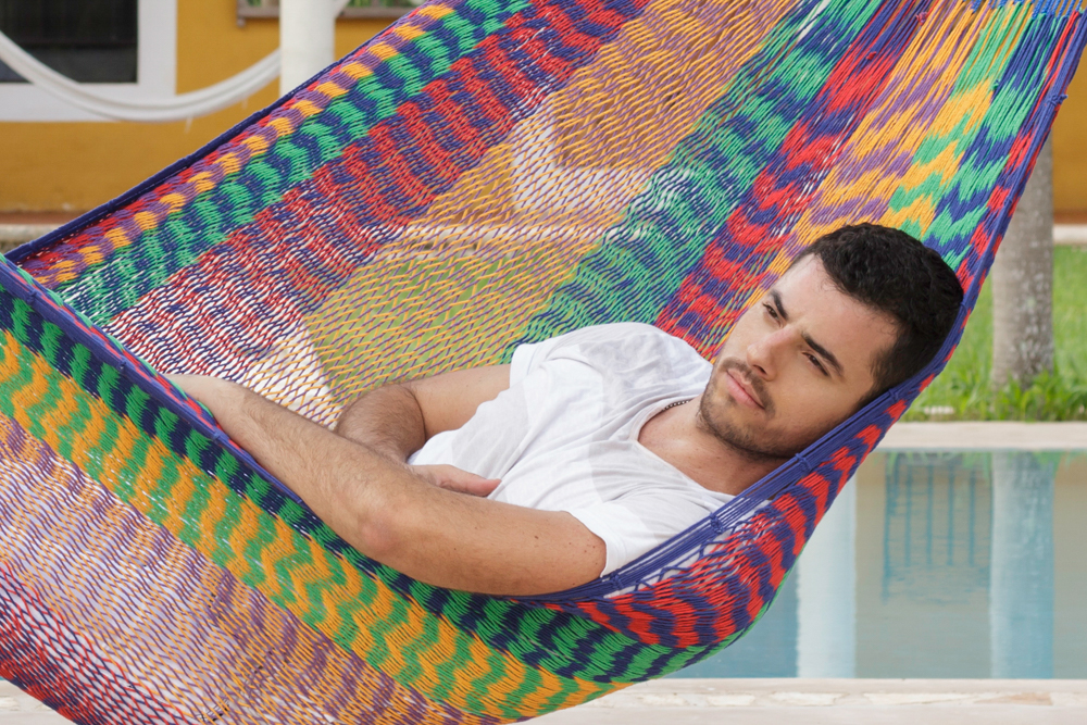 Outdoor undercover cotton Mayan Legacy hammock King size Mexicana — image 2