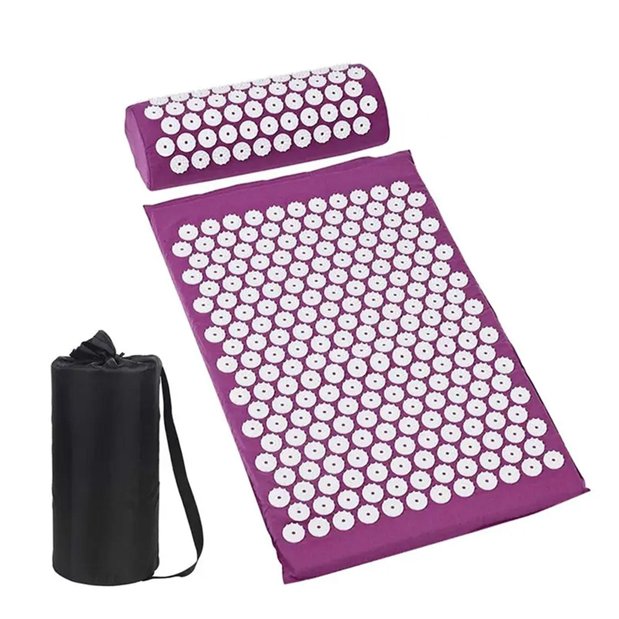 Body Massager Acupressure Cushion Mat(Purple) — image 5