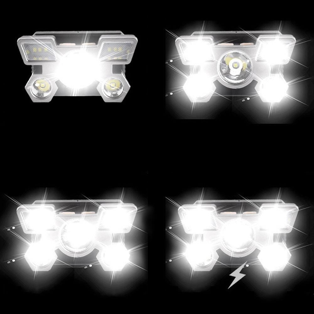 USB Rechargeable LED Headlamp with 4 Modes for Camping Fishing & Outdoor โ image 6