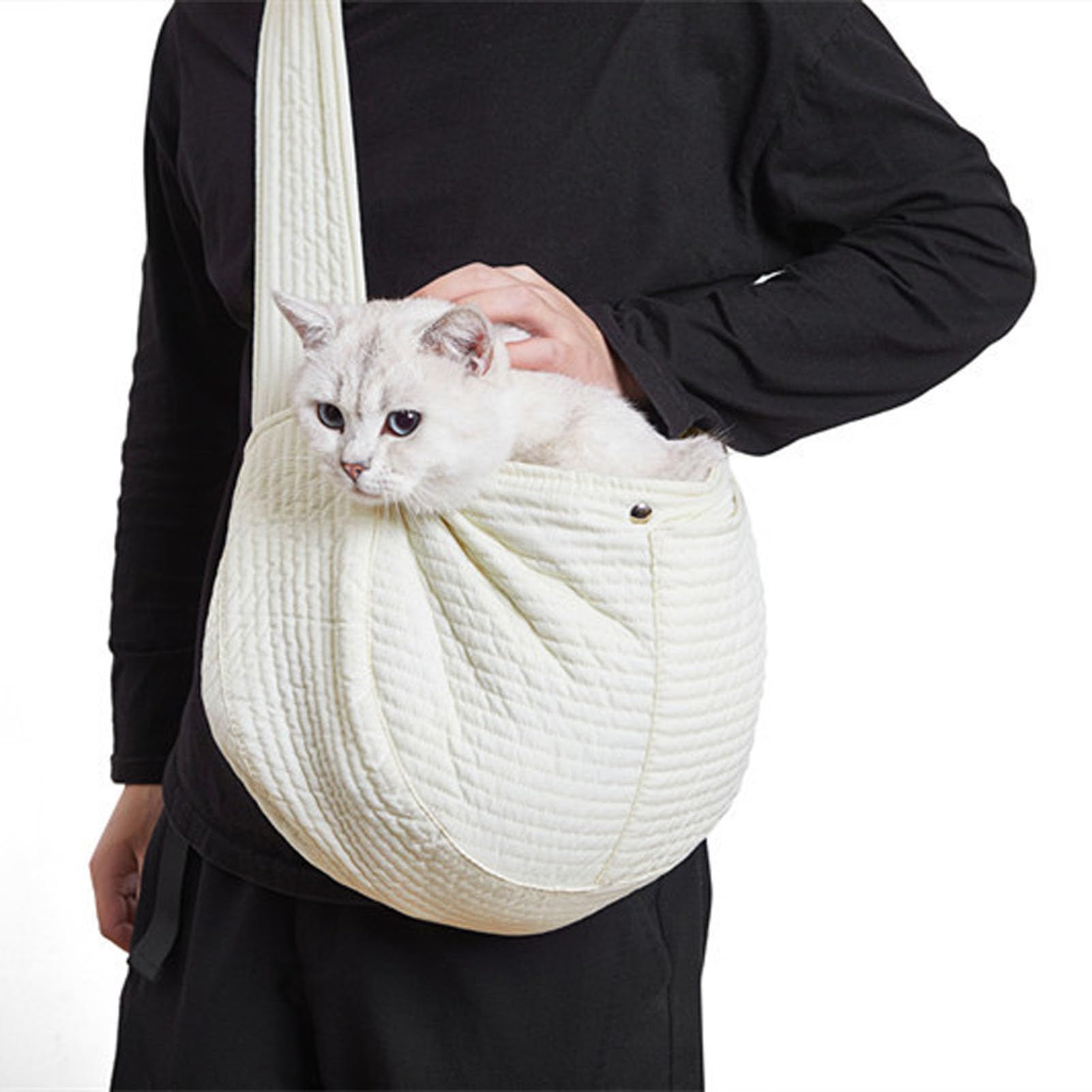 Pet Carrier Bags Large-Capacity Pet Travel Carrier Portable Outdoor Dog Crossbody Bags Pet Carrier Tote for Cats Dogs Outdoor Subway Shopping Hiking Traveling โ image 2