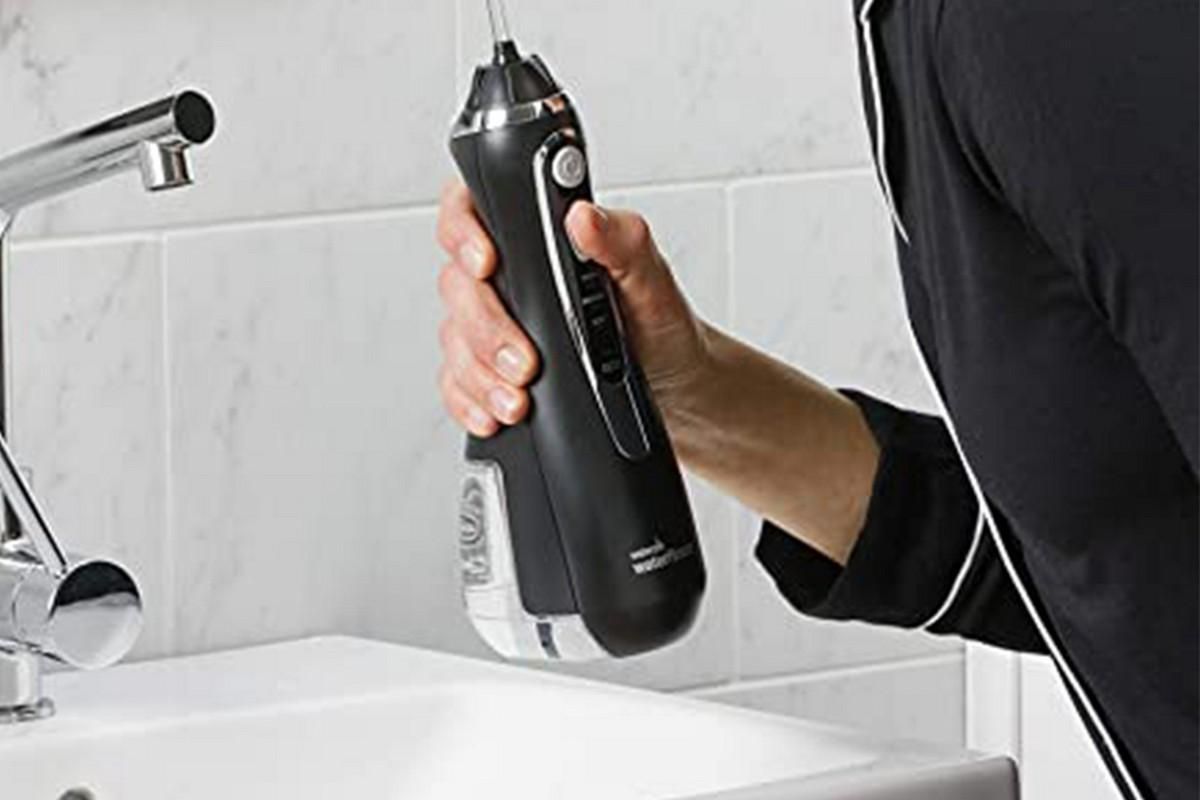 Cordless Electric Water Flosser Dental Oral Irrigator Water Teeth Cleaner Picks for Home Travel with 7 Jet Tips Dental Care -Black โ image 4