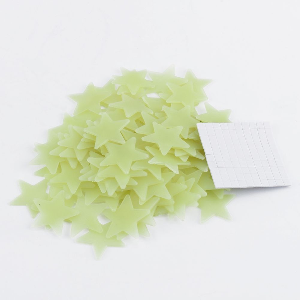 100pcs 3D Wall Glow In The Dark Star Stickers Decal In Baby Kid Nursery Bedroom โ image 6