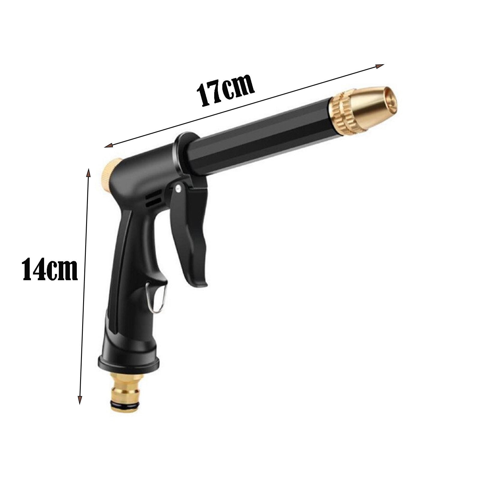 High Pressure Spray Water Gun Washing Garden Watering Hose Nozzle Sprinkler Car Cleaning Wash Tool Kits Auto Washer Black โ image 2