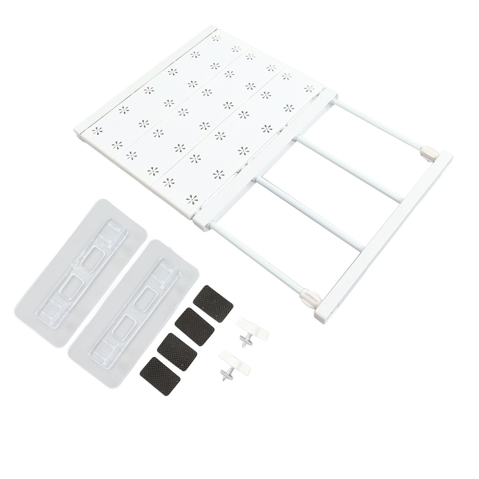 Tension Shelf Adjustable Space Saving Expandable Closet Organizer Dividers for Shoe Cabinet Closet Length 38‑60cm/15.0‑23.6in — image 2