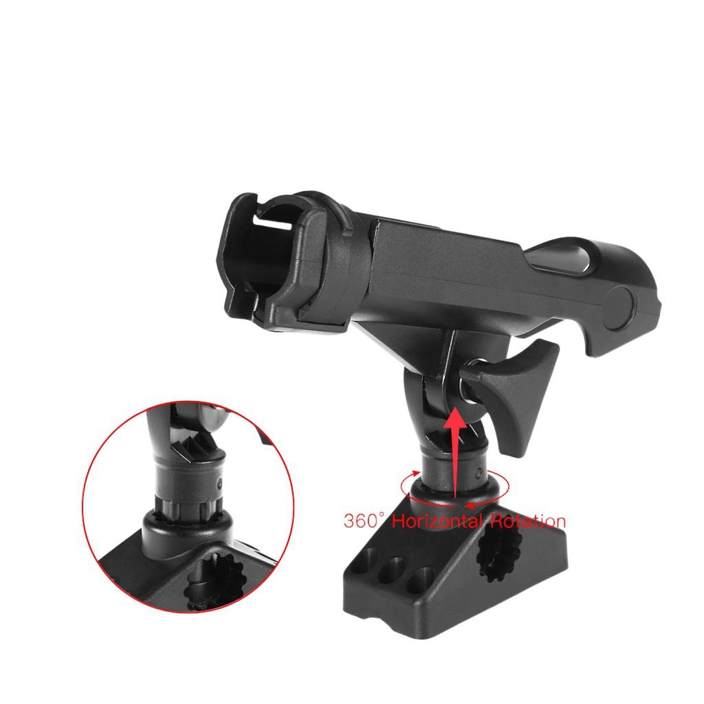 Fishing Rod Holder Boat Rods Holder Adjustable Rods Holder 360 Degree Rotatable Kayak Fishing Boat Rod Holder Mount β image 2