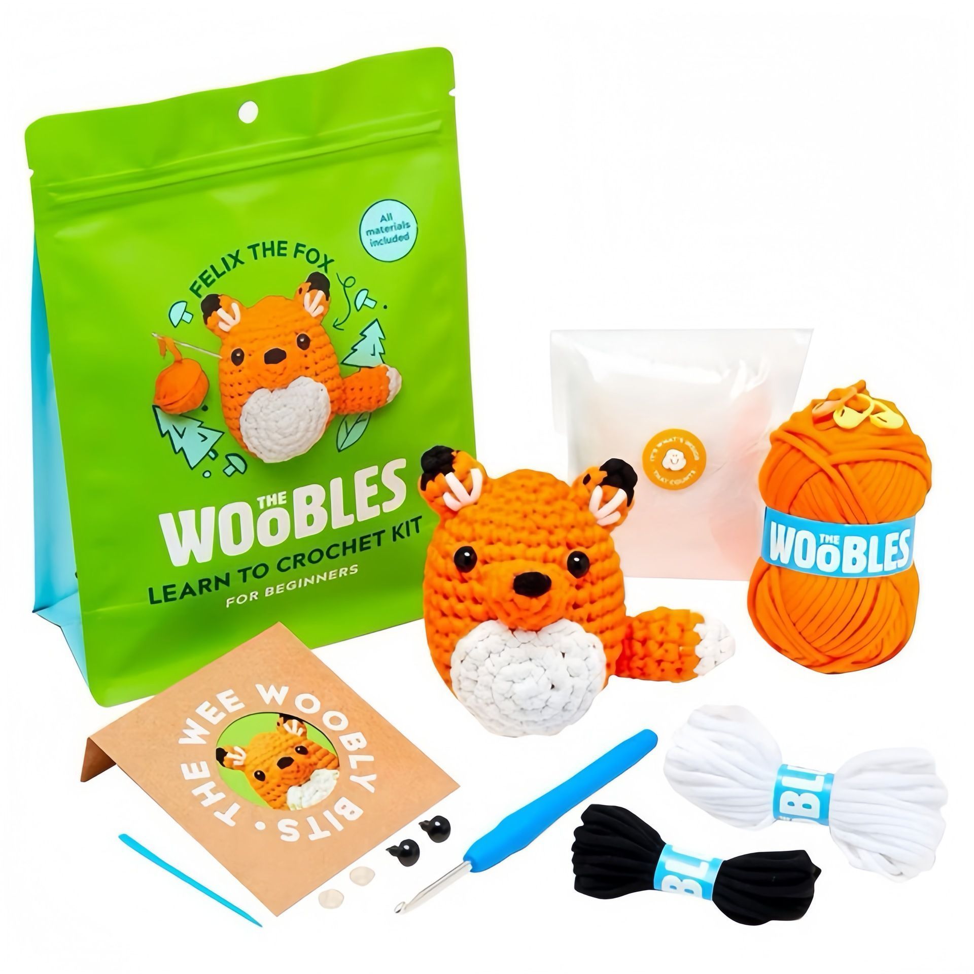 Fox & Lion Crochet Kit 014
