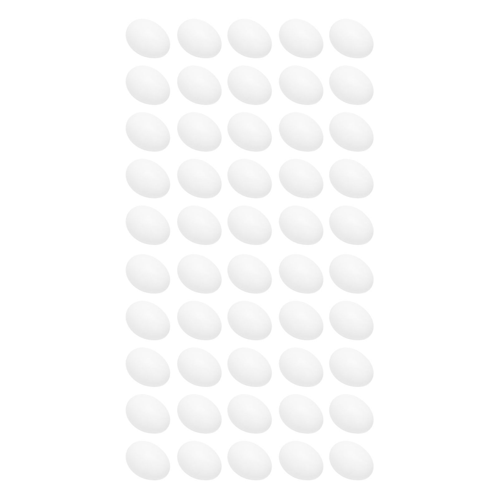 50pcs Plastic Fake Pigeon Egg Solid Fake Egg Simulation Hatching Breeding Supplies for Birds — image 4