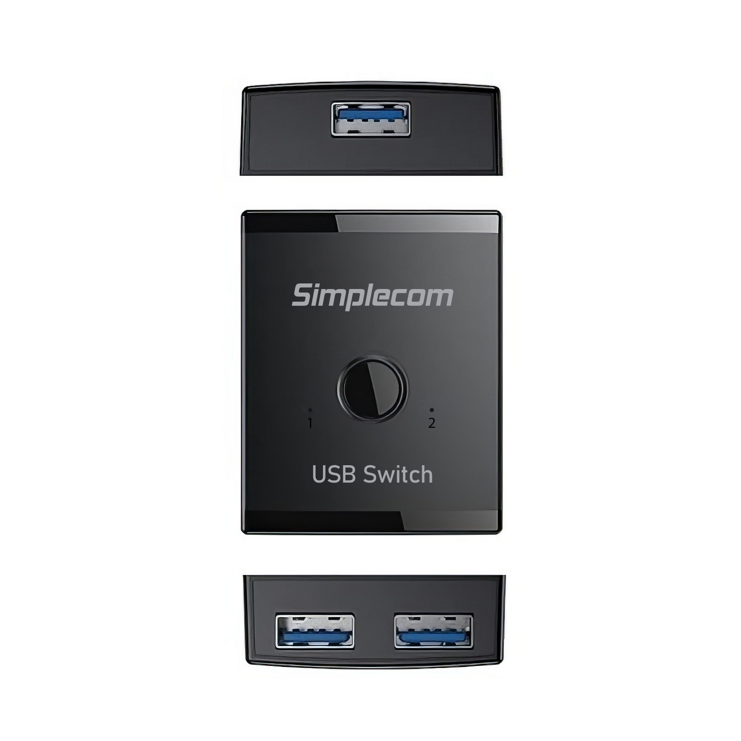 Simplecom KM125 Bi-Directional 2-Way USB 3.0 Switch 1 In 2 Out (2 In 1 Out) 5Gbps — image 2