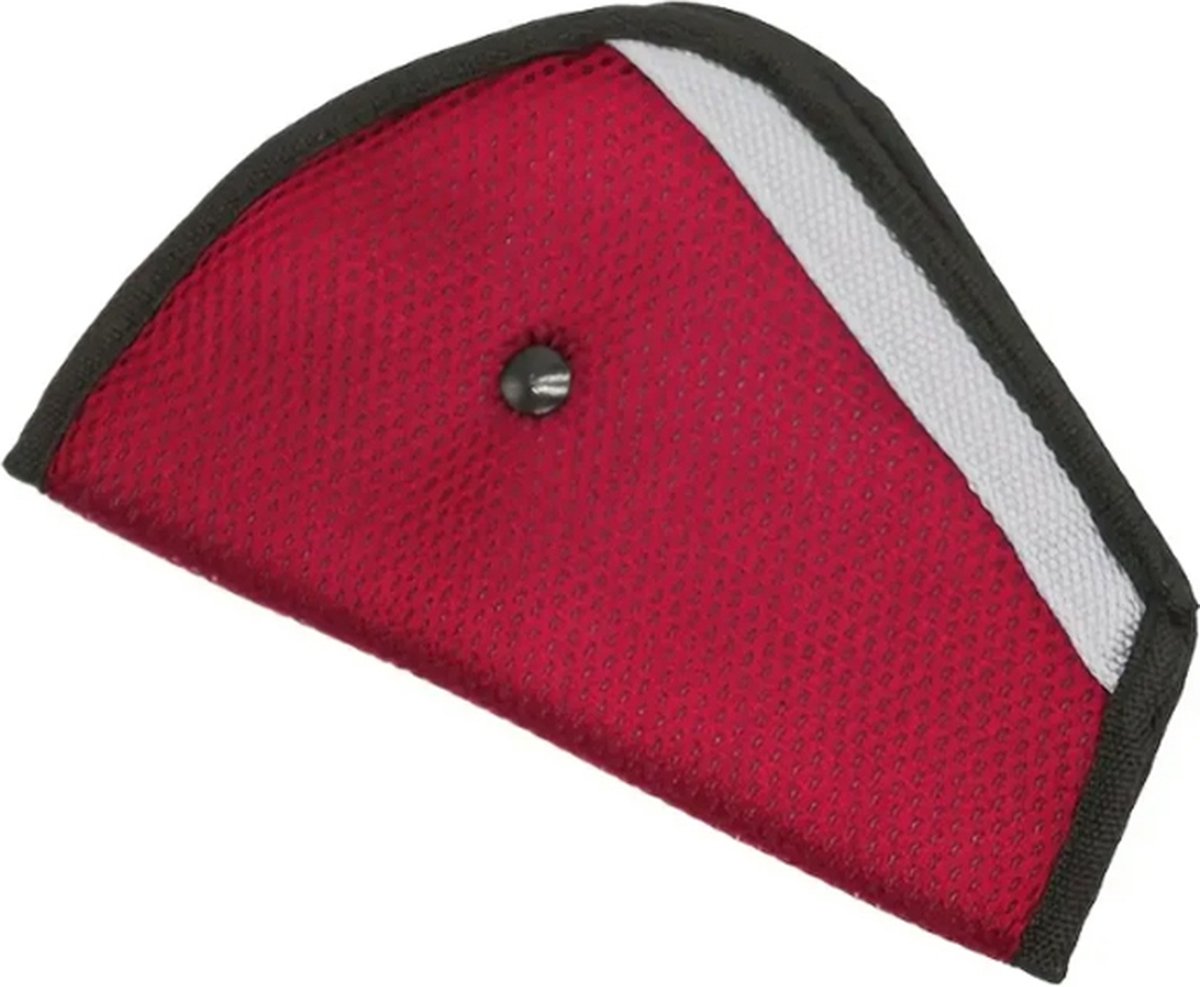 Car Seatbelt Cover | Child Seatbelt Protector | Child Seatbelt Cushion | Seatbelt Tensioner | Child Safety | Red — image 3