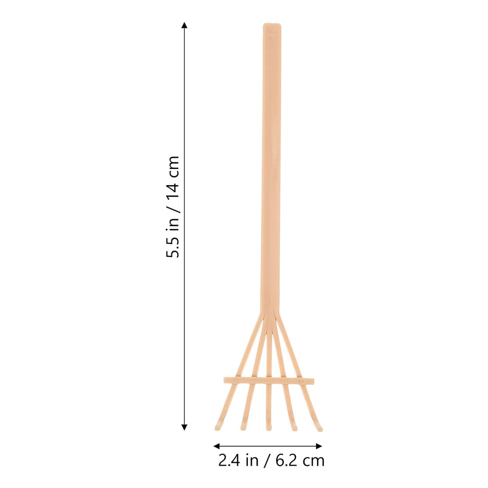 Worgeous 14pcs Mini Plastic Rakes Small Garden Rakes for Sand Table Crafts and Adornments Tools Set โ image 2