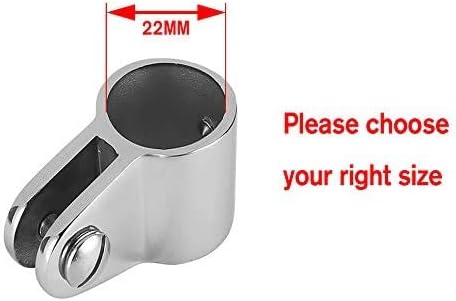 Bimini Top Jaw Slide, 2 PCS Marine Boat Hardware Fitting Stainless Steel Inside Dia 7/8" 22mm — image 4