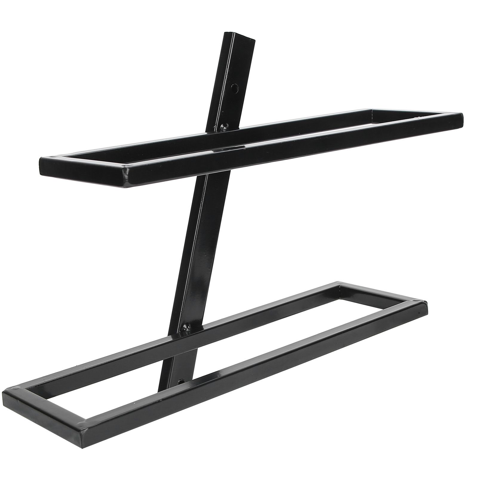 Wall Mounted Red Wine Bottle Holder Rack Storage Shelf for Household Kitchen Bar Decor2 Bottle — image 3