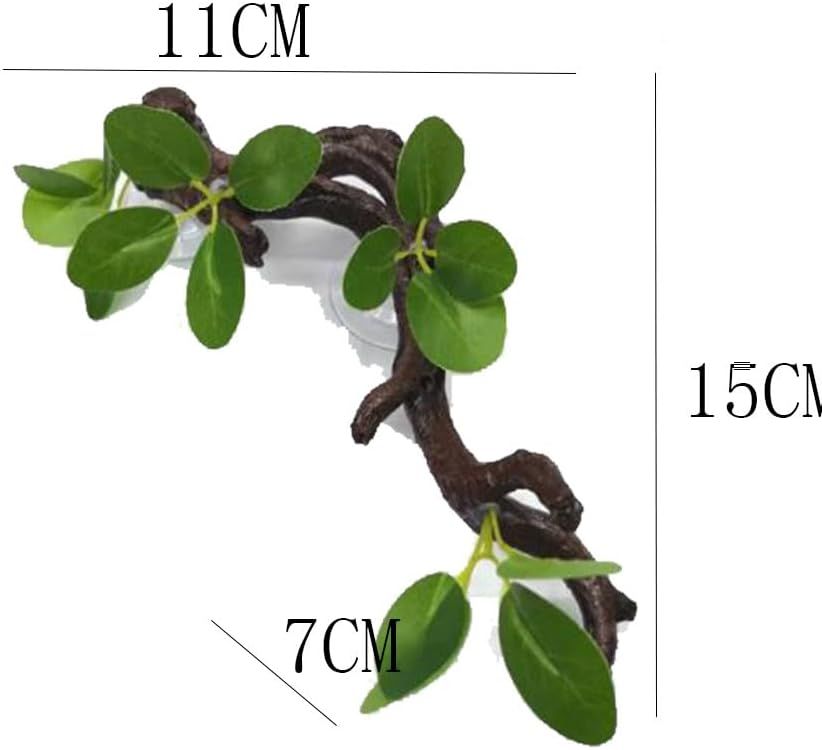 Reptile-Climbing Branch Plant Suction Cup Aquariums Decoration Simulate Aquatic-Plant Reptiles Tree for Climbing Tree Decor โ image 3