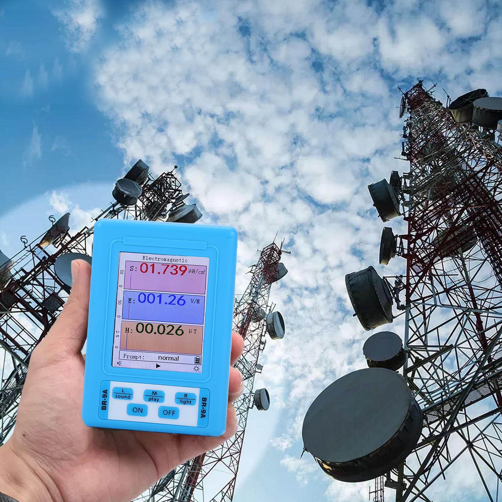 Multi Nuclear Radiation Detector Geiger Counter Radiation Detector Radiation Dosimeter with LCD Display Portable Handheld — image 4