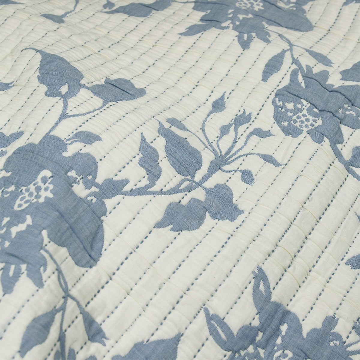 Algodon Abigail Multi Lightly Quilted Cotton Jacquard Quilt Cover Set King — image 4