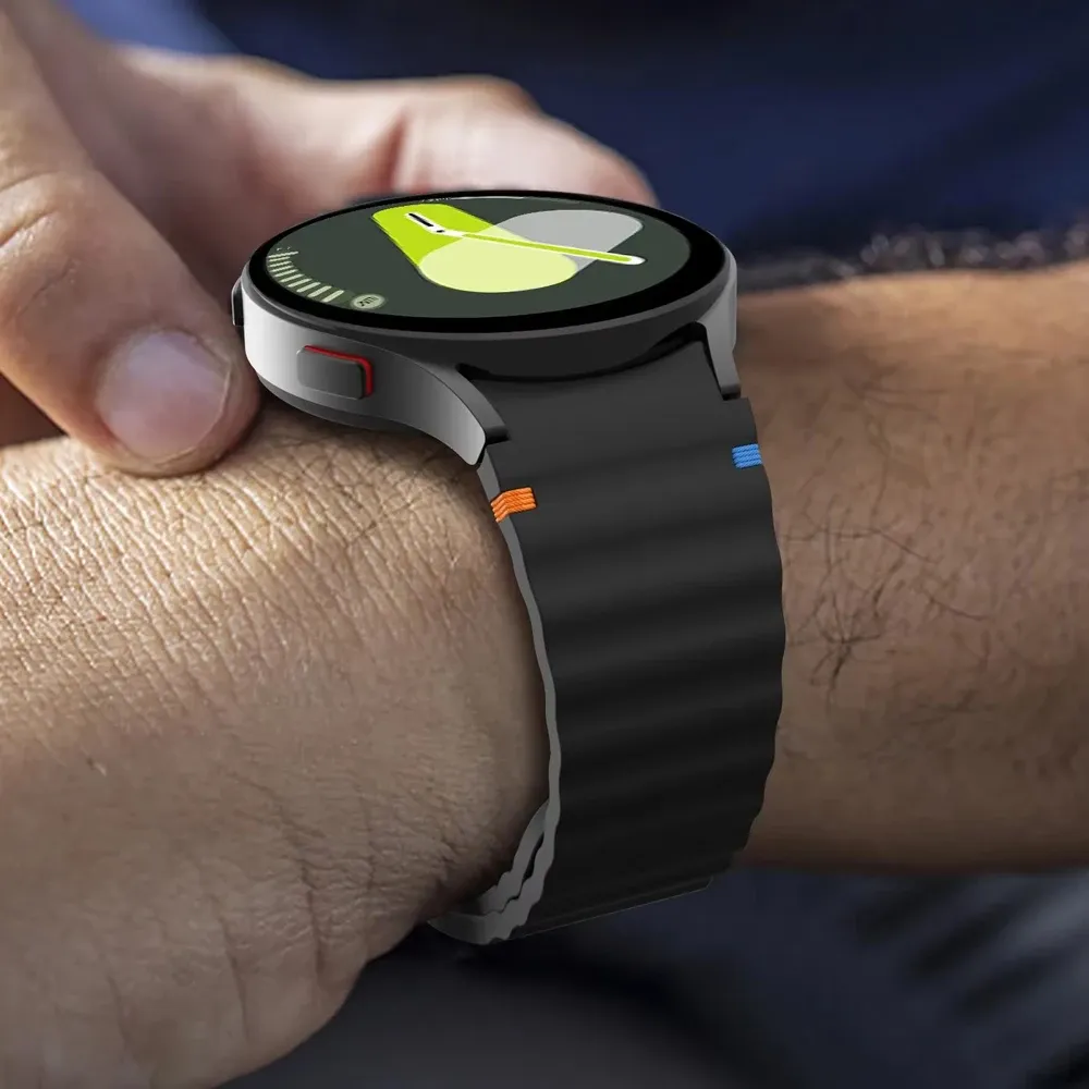 No Gap Sport Silicone Watch Band Compatible with Samsung Galaxy Watch 7 FE 5 Pro 6 4 Classic Starlight SM7 NO, 40mm 44mm — image 5
