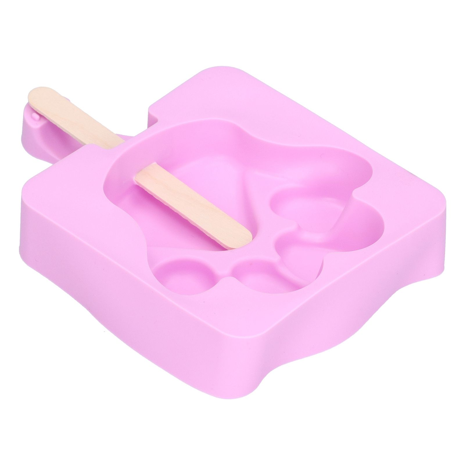 3Pcs Cute Cat Claw Design Ice Cream Mold Silicone Cake Ice Bar Making Mold for Kitchen — image 6