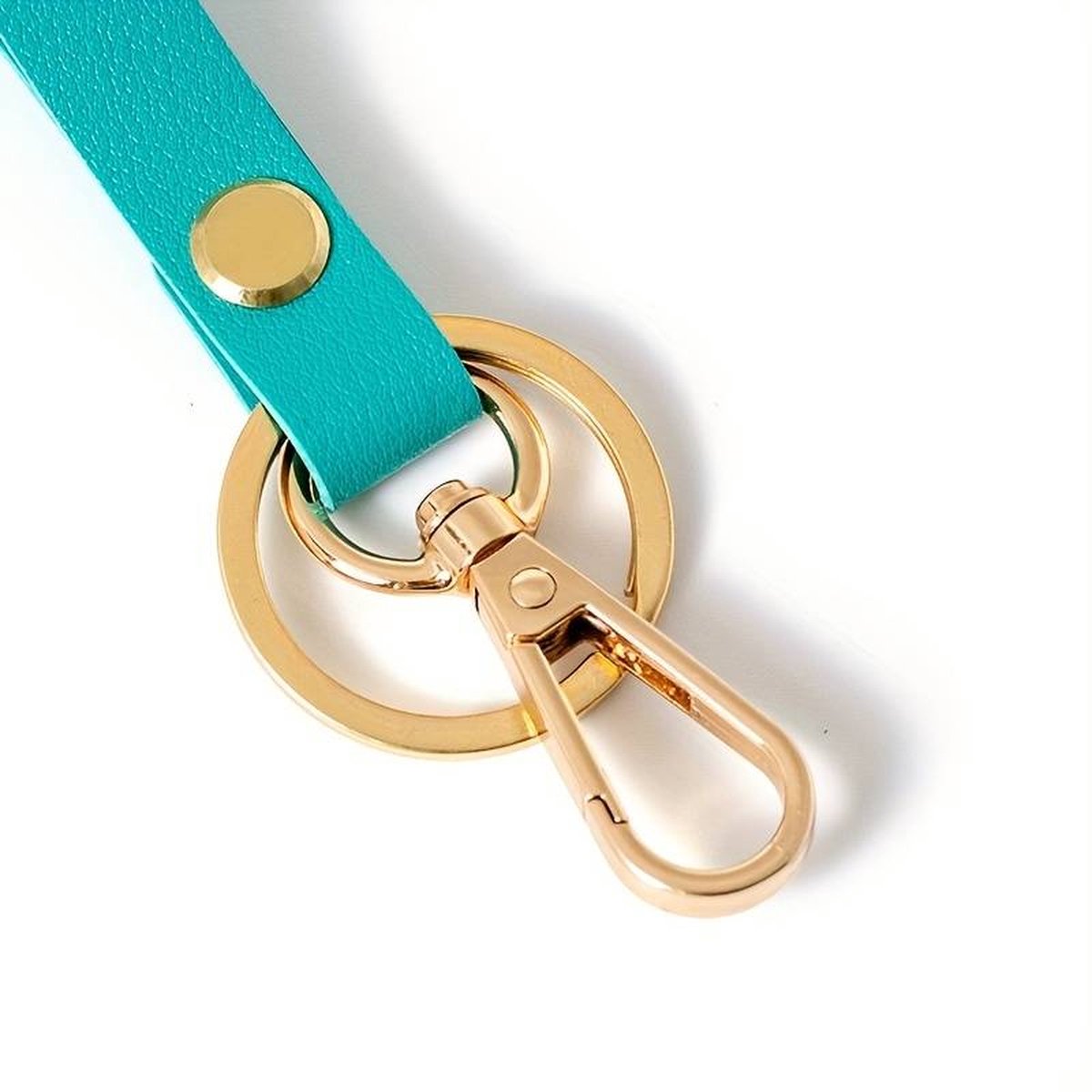 Luxury Ladies' Keychain | Key Holder | Car Keychain | Modern Style | With Double Key Rings | Pink — image 5