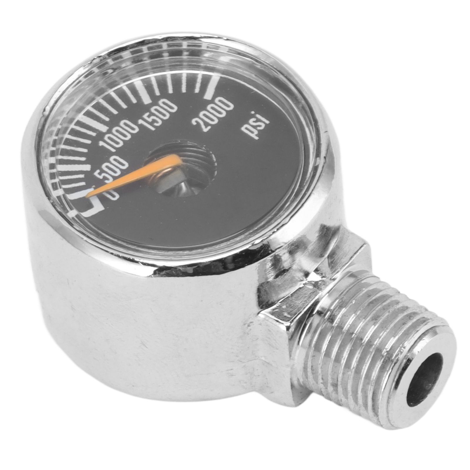 2000psi Pressure Gauge 1/8NPT Mount CO2 Cylinder Filling Pressure Meter for CO2 Gas Tank Keg Black โ image 4
