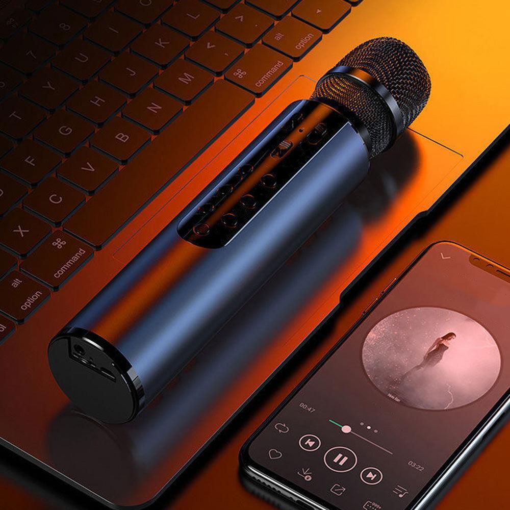Multifunctional Wireless Bluetooth Karaoke Microphone Black — image 2