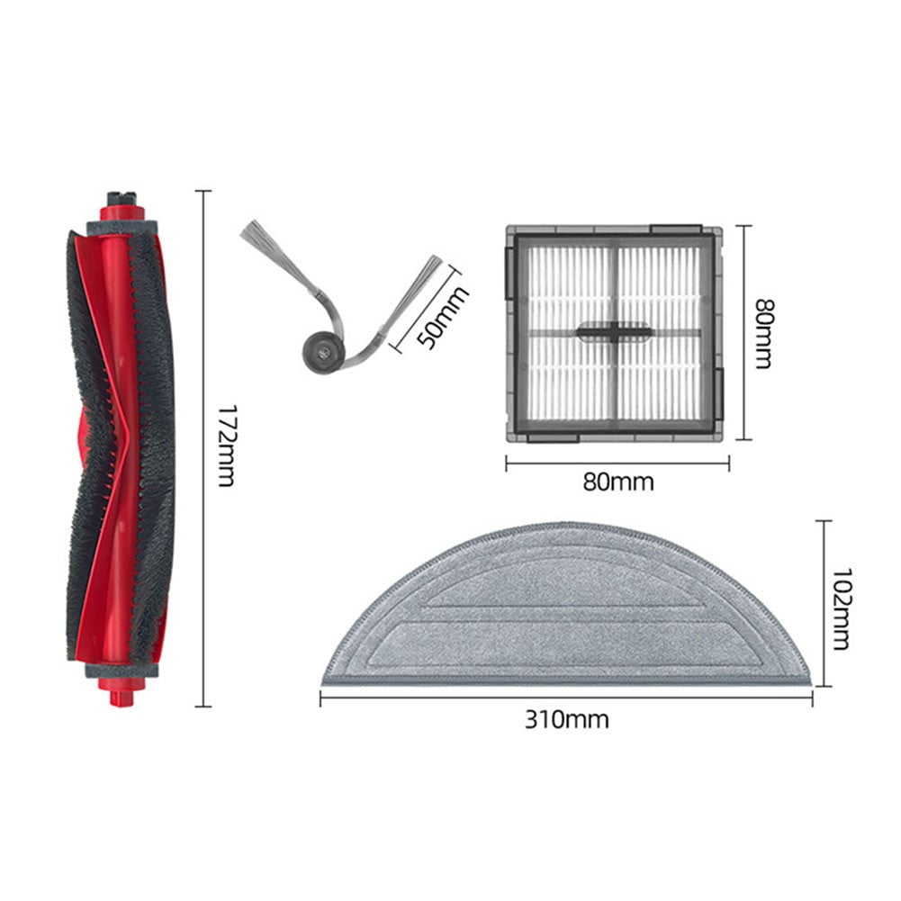 Main Side Brush Filter Mop Cloth Kit For Roborock Q10 S5/Q10 S5+/Q10 VF/Q10 VF+/Q10V/Q10V+ Vacuum Cleaner Tools Spare Parts A — image 4