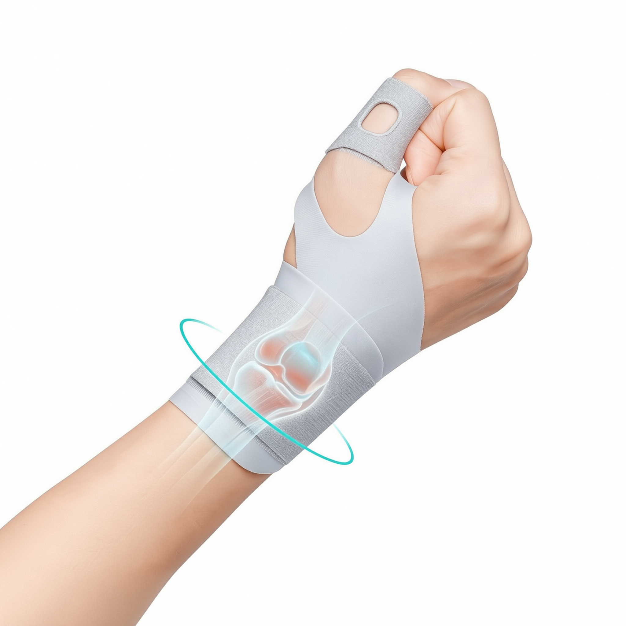 Sports Wristband Polyester Fiber Unisex Sweat Absorbing Night black [thin 0.9mm] wrapping support and pressurization One pair [unisex] — image 2