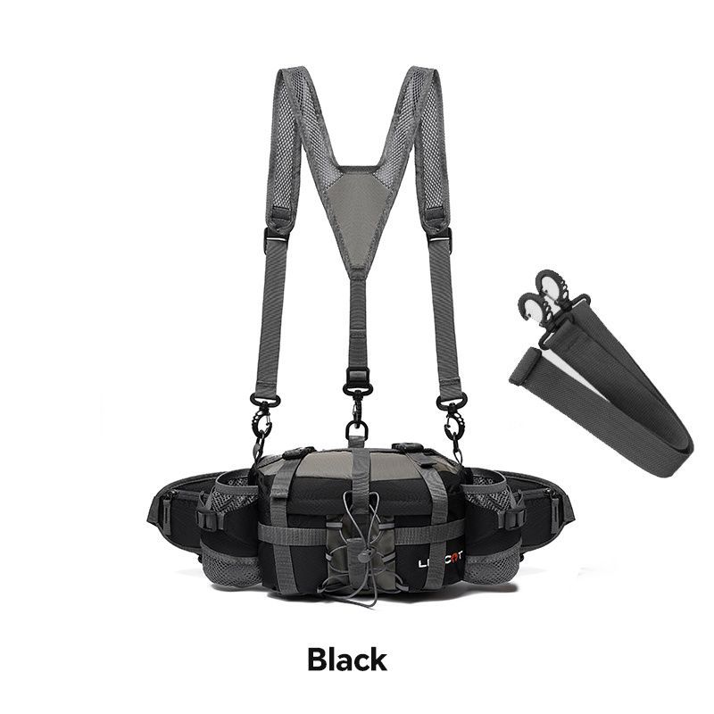Bicycle Bag Cycling Bag Waist Chest Bag Bike Accessories High-Quality Bag - Olive - Size Regular โ image 2