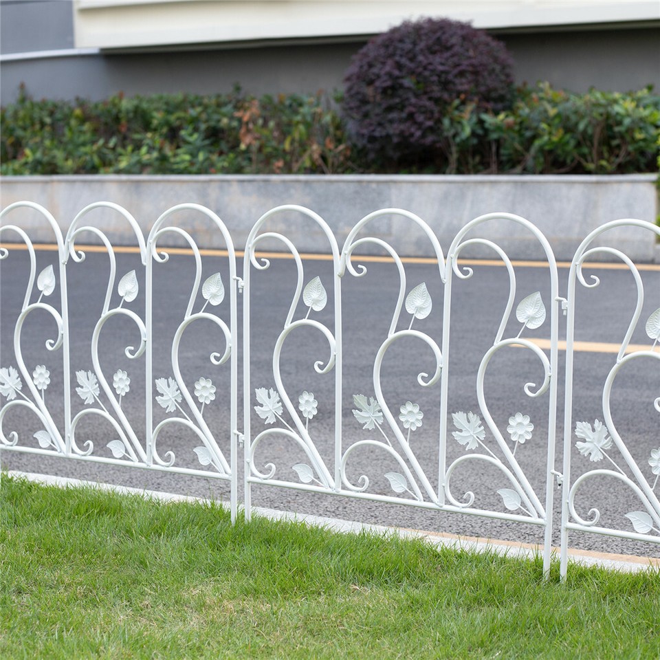 5PCS Decorative Garden Fence Folding Patio Fences Rustproof 59.5x62cm Landscape โ image 6