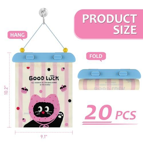 20Pcs Disposable Car Trash Bag, Car Garbage Bag Hanging Vehicle Trash Can Auto Rubbish Pouch Dustbin Bags Garbage Container Car Accessories, Leakproof — image 2
