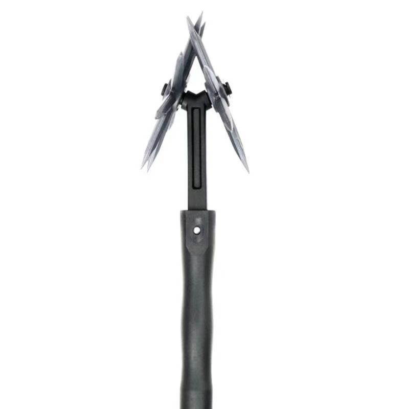 Rotary Cultivator Tool, Hand Held Garden Cultivator with Detachable Tines for Reseeding Grass Or Soil Mixing (Without Pole) — image 3