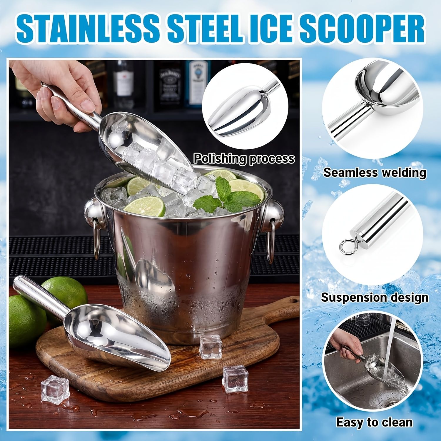 metal champagne cooler โ image 5