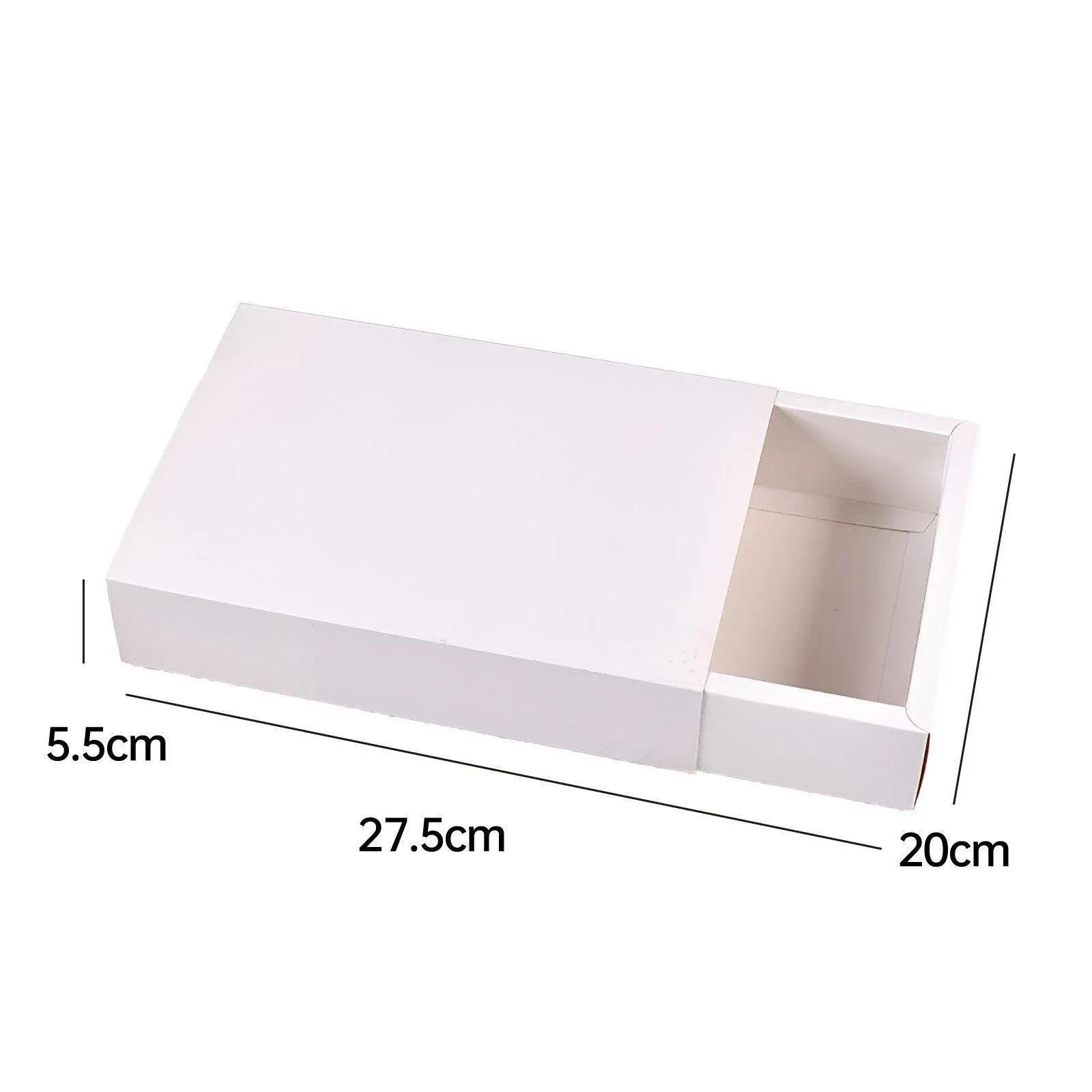 25X White Kraft Paper Drawer Jewelry Package Necklace Bracelet Gift Package box - 10*5*3.5-25pcs โ image 6