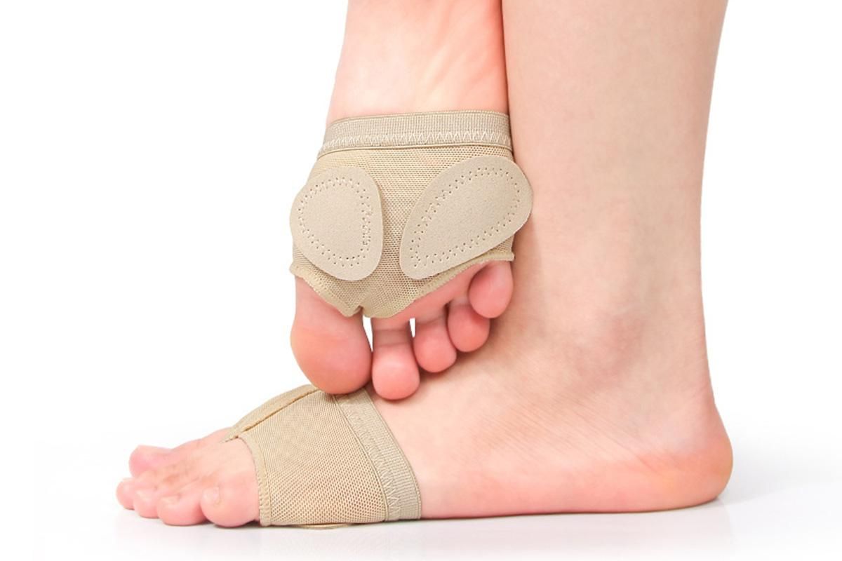 Foot Thongs Toe Undies Forefoot Shoes Ballet Dance Paws Pad Cover Half Lyrical - XL — image 4