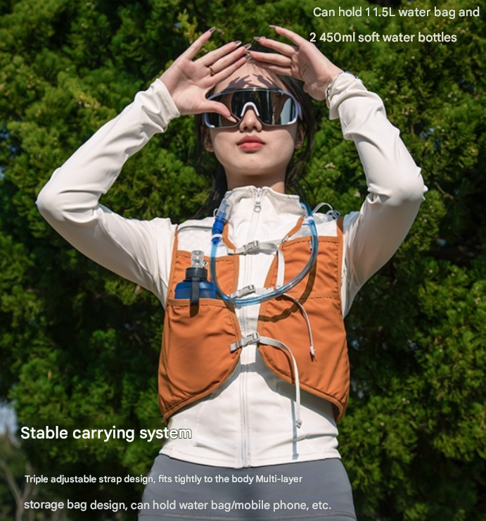 Green Hydration Backpack for Trail Running, Marathon, and Cycling — image 3