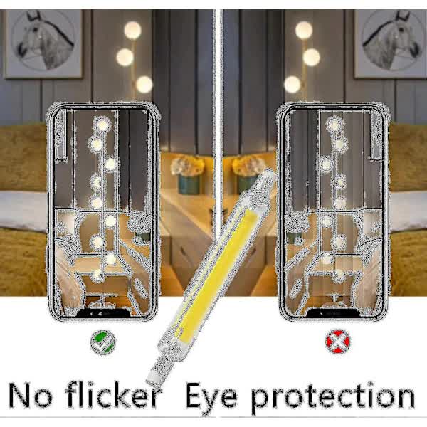 [CA] R7s 118mm 20w LED Bulb Cool White 6000k, 3000lm, J118 400w Halogen Bulb Equivalent, Dimmable, 360 Degree Linear 20w R7s Tw — image 4