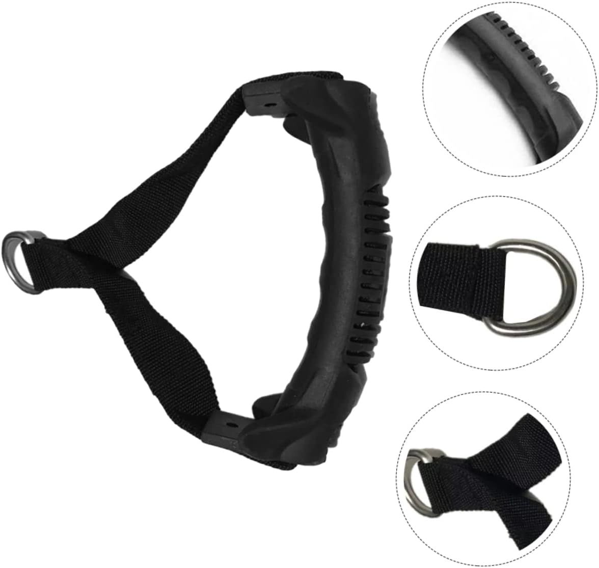 2pcs Fitness Handle Single- Grip Handle Tricep Strap Push Down Sports Handle Resistance Band Handle Grips Strength Training Handle