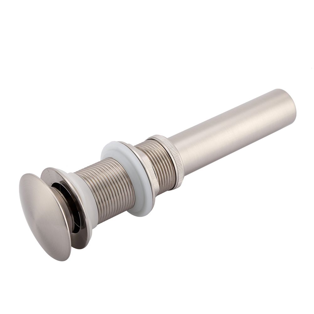 G1 1/4" Brass Bathroom Basin Sink Pop Up Drain Assembly NOn Overflow (Nickel Plated Wire) โ image 5