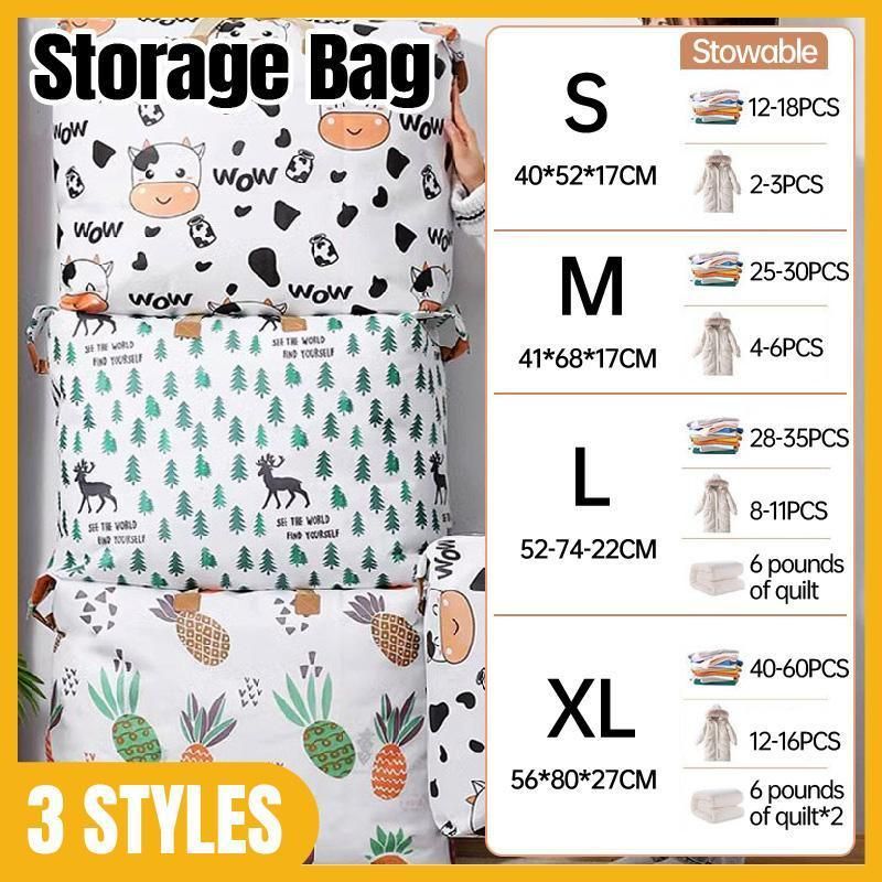 Multipurpose Quilt Storage Bags Waterproof Coated Fabric 4 Sizes Available - Tree 52 × 17 × 40cm — image 2