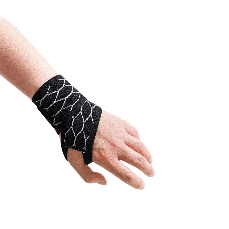 Wristband Sports Compression Brace Polyester Charming purple - one pair [breathable and no marks] One Size — image 5