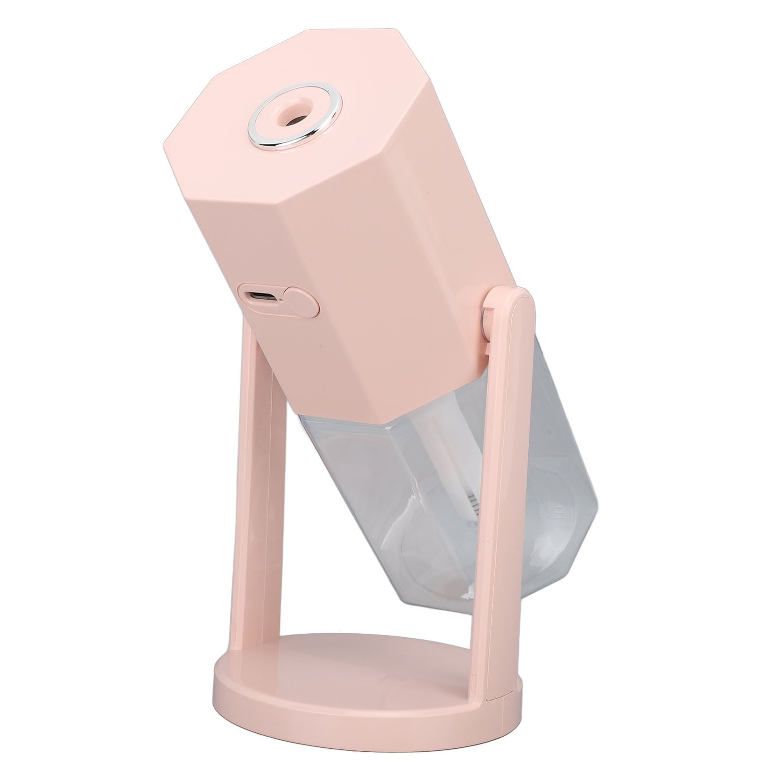 USB Desktop Humidifier Multifunctional Quiet Colorful Ambient Light Portable Small Humidifier for Car Home Bedroom Office Pink โ image 3